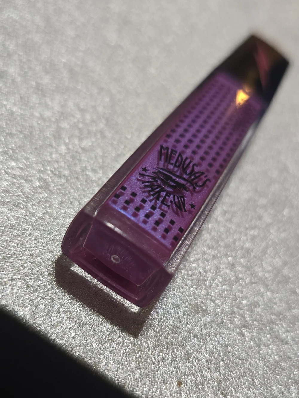 🧚‍♀️PEARL PURPLE Medusa's Makeup RARE Lip Gloss NWOBox